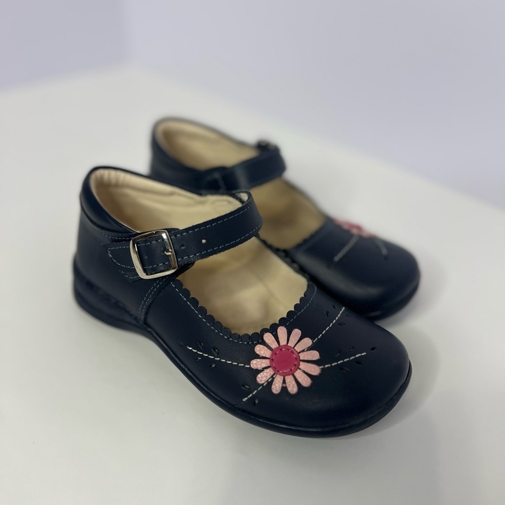 COPY - Girls Size 10 Navy Blue Dress Shoes